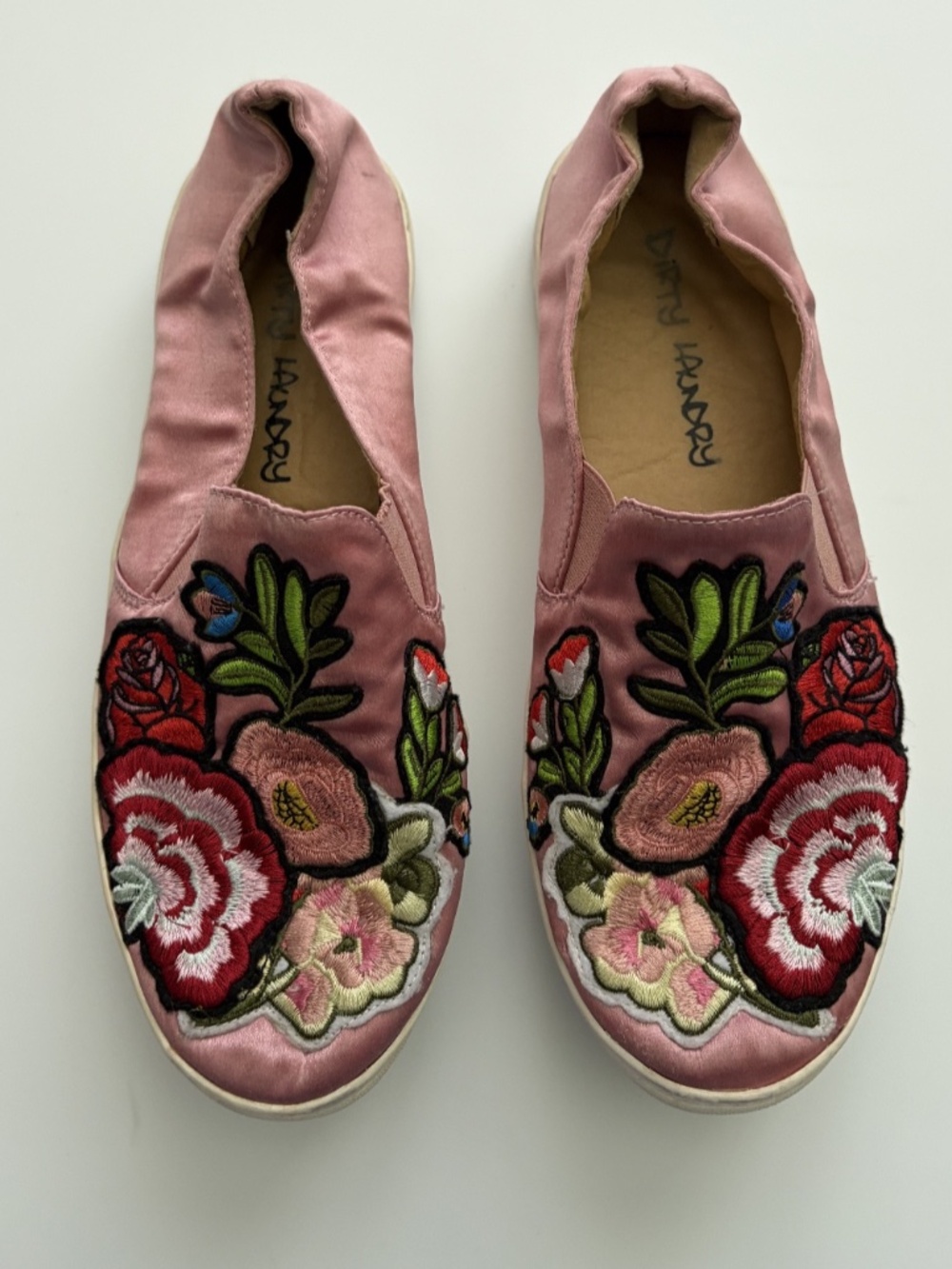 DIRTY LAUNDRY Slip On Shoes Sneakers Women's 8.5 Floral Casual